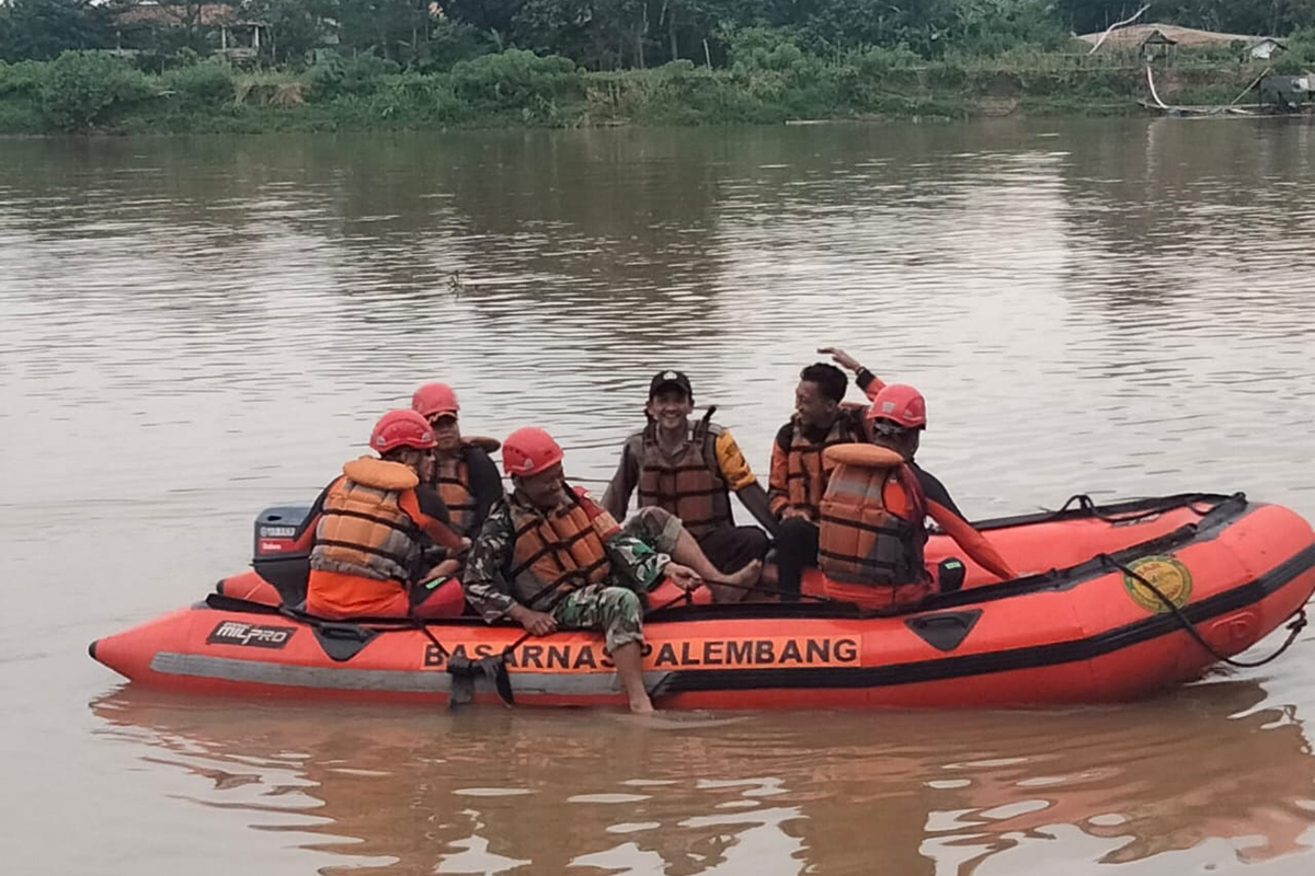 Tetap Waspada, Banjir di OKI Berangsur Surut, Pemerintah Siapkan Perahu Karet