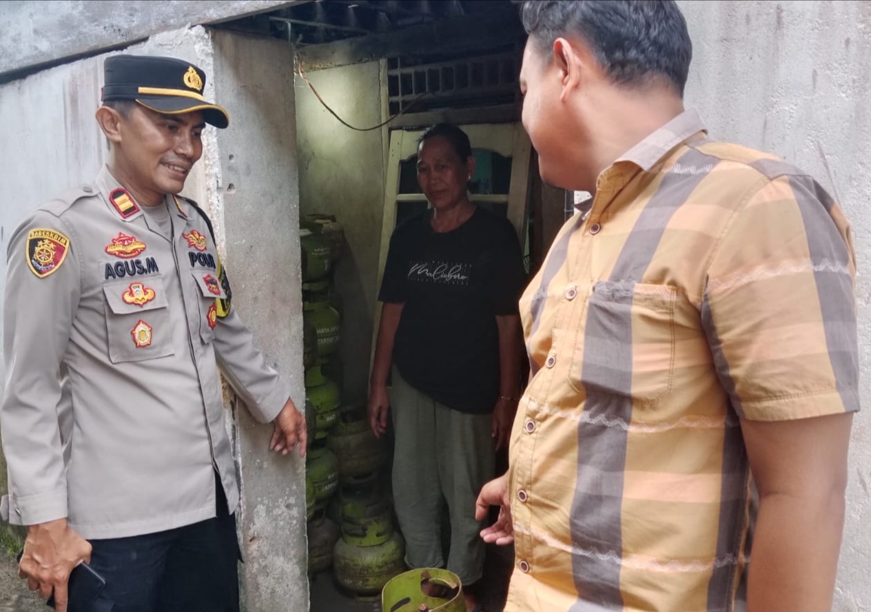 Gas Melon 3 Kg Mulai Langka, Polsek Rantau Alai Ogan Ilir Lakukan Monitoring Langsung ke Pangkalan