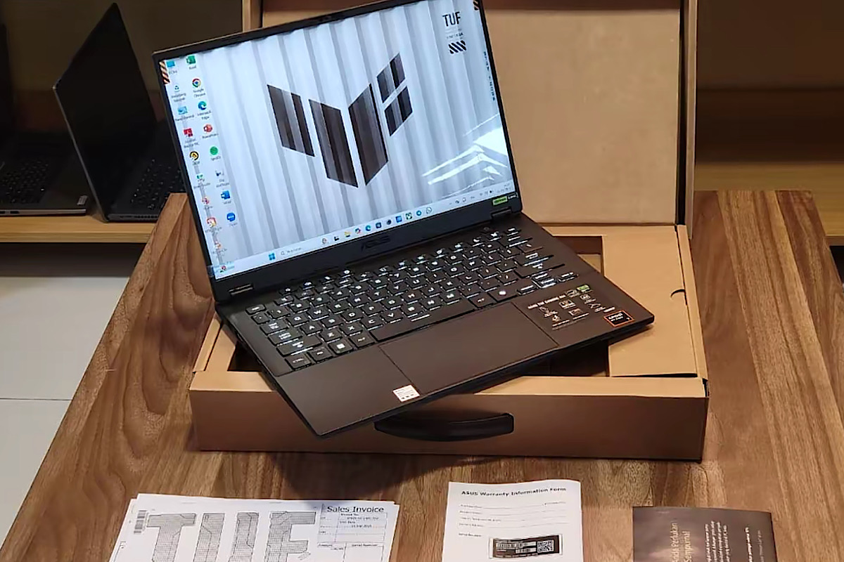 Laptop Gaming Tapi Mungil ASUS TUF Gaming A14, Performa Kuat Diajak Kerja Ringan Baterai Makin Awet