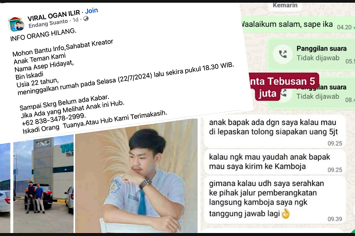 Keluarga Asep Sudah Lapor Polisi Setelah 6 Hari Tak Pulang, AKP Zahirin: Kita Lidik!