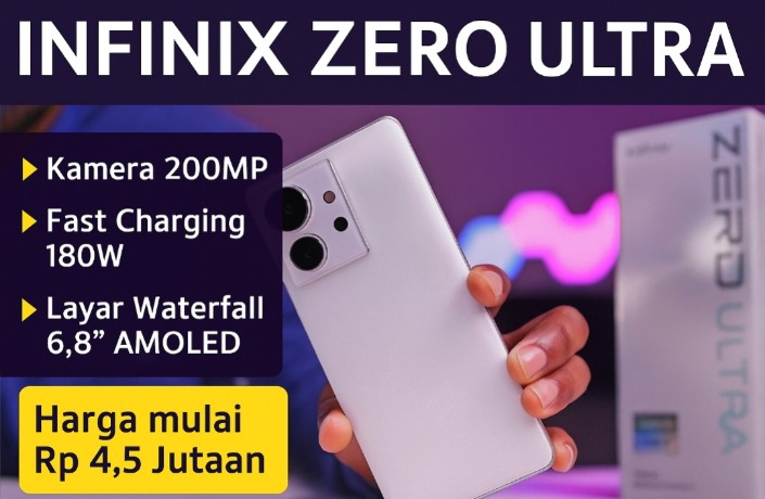 Infinix Zero Ultra Usung Kamera 200MP dan Thunder Charging 180W, Penantang Baru di Kelas Premium