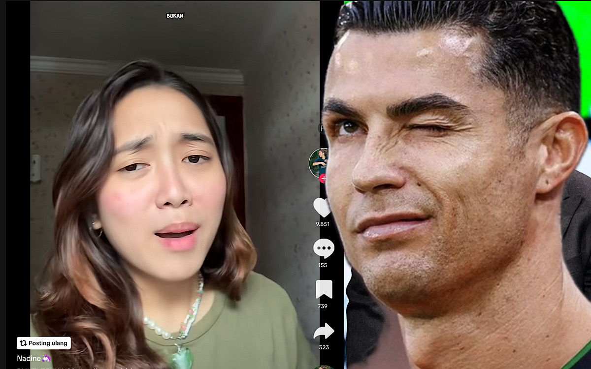 Cristiano Ronaldo Bukan Sepakbola Era Kita Lagi, Nadine: ‘Kata Siapa? Lengah Dikit 1000 Gol’   