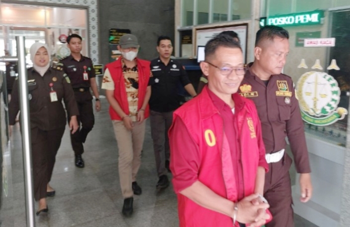 2 Tersangka Perintangan Penyidikan Korupsi Jaringan Informasi Internet Desa Muba Diserahkan ke JPU