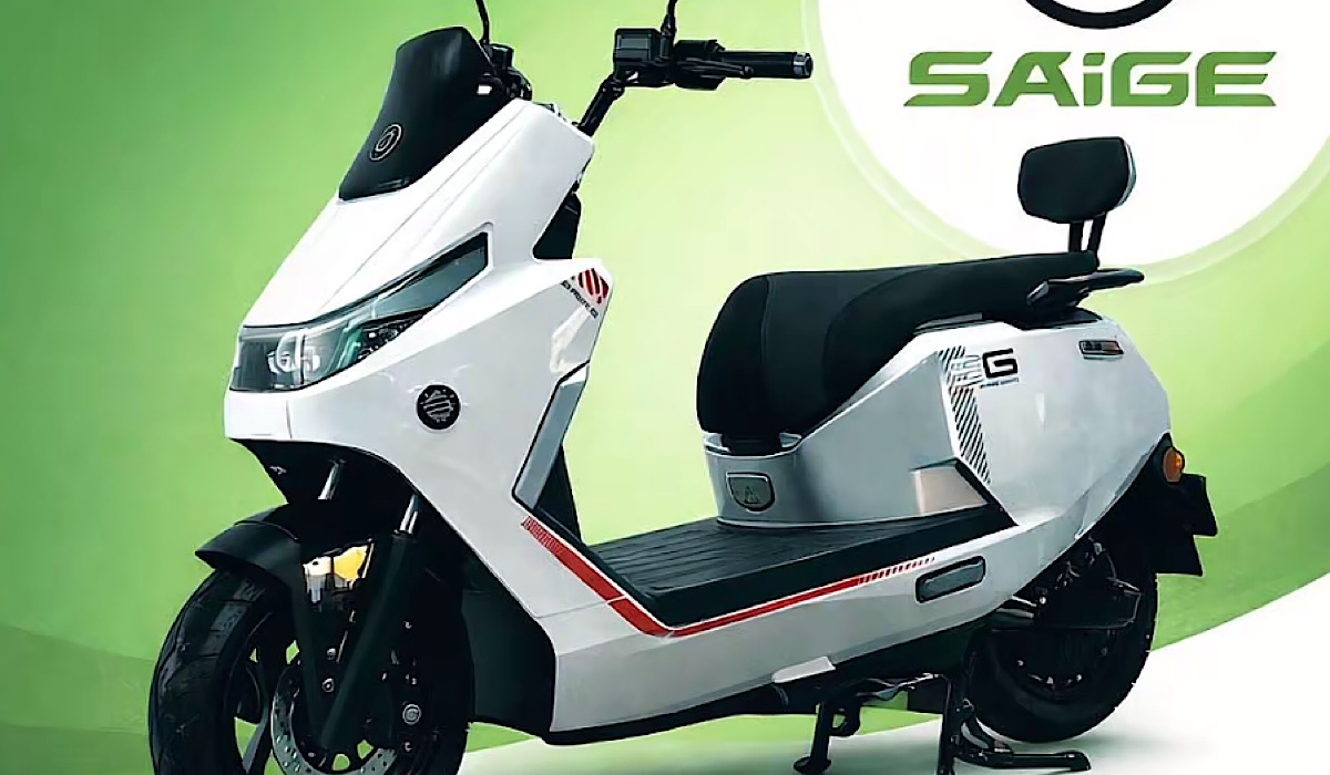 Saige SG Max Motor Listrik Kencang Jarak Tempuh 200 Km, Hemat Pengisian Daya Penuh Hanya Rp8 Ribu