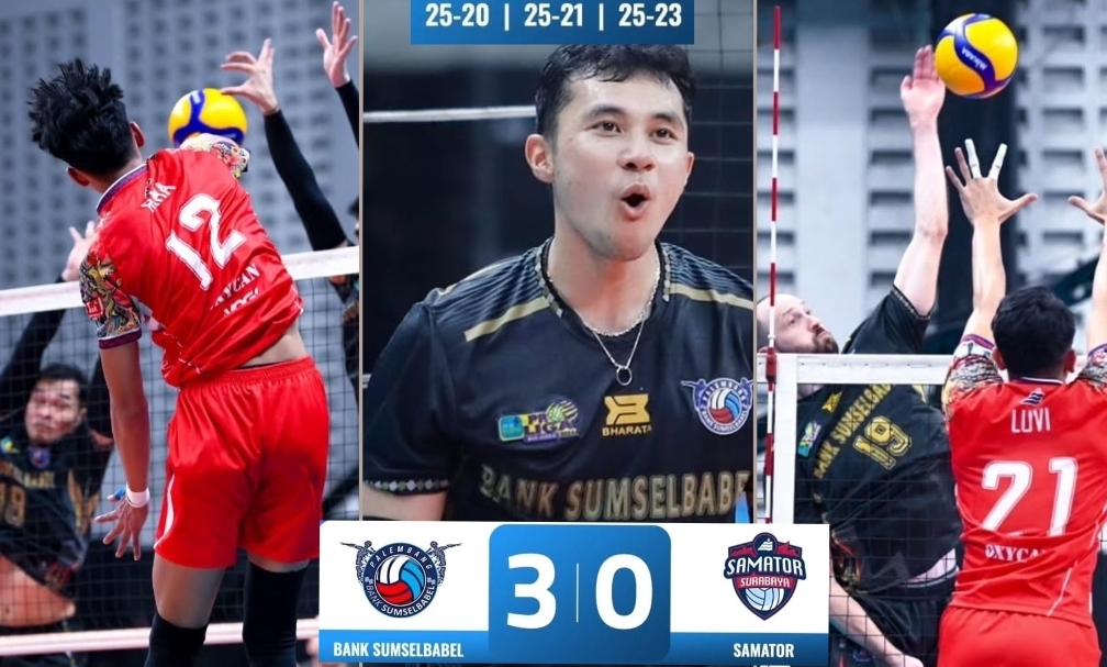 Palembang Bank Sumselbabel Juara 3 Proliga 2025 Usai Libas Samator Tiga Set, Jordan Jadi Pahlawan