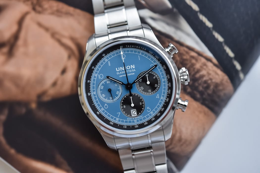 Seberapa Keren Union Glashütte Belisar Chronograph Speedster Limited Edition dalam Warna Biru Elektrik