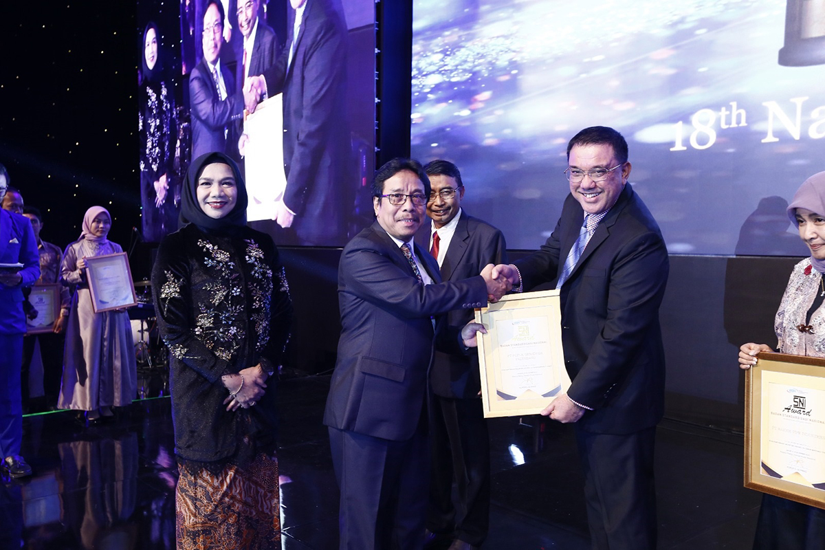 Alhamdulillah, Pusri Palembang Kembali Raih Predikat Gold Sni Award 2023