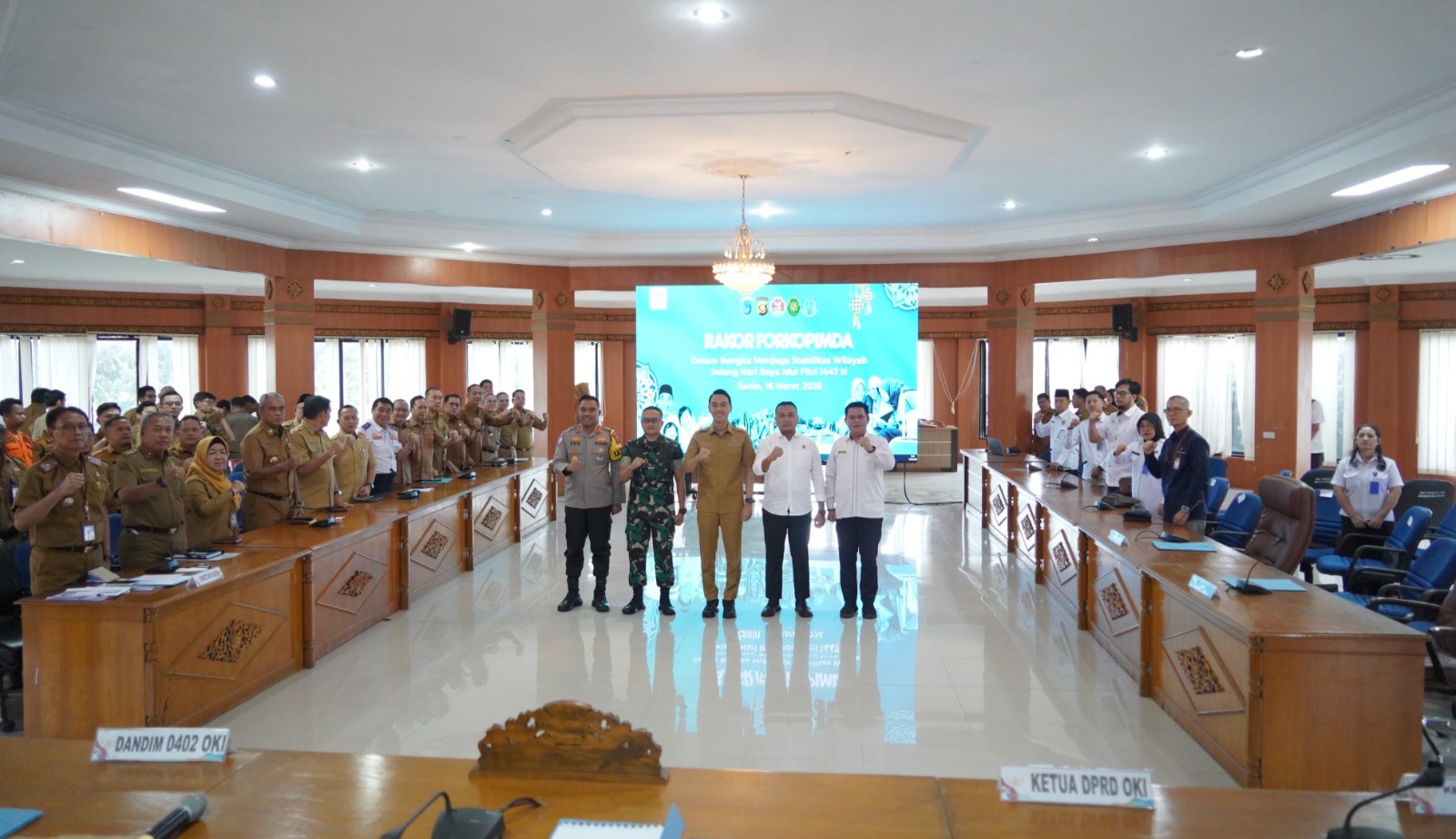 Forkopimda OKI Perkuat Kesiapsiagaan Jelang Lebaran Idulfitri