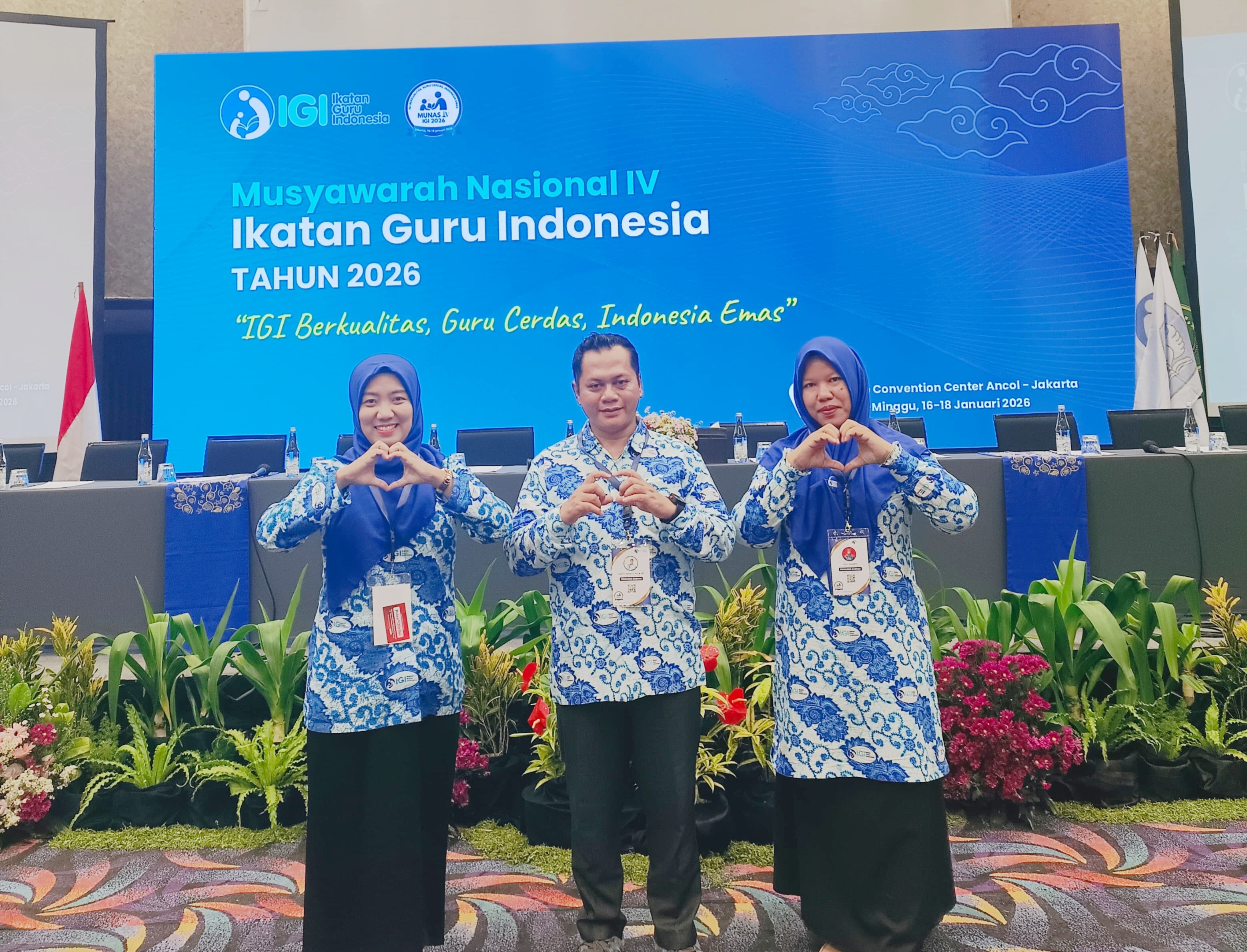 Delegasi Ogan Ilir Hadiri Munas IV Ikatan Guru Indonesia 2026 di Jakarta