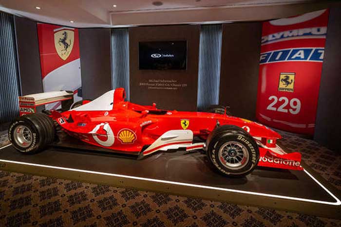 Luar Biasa, Mobil Balap Michael Schumacher Dilelang Rp203,7 Miliar  