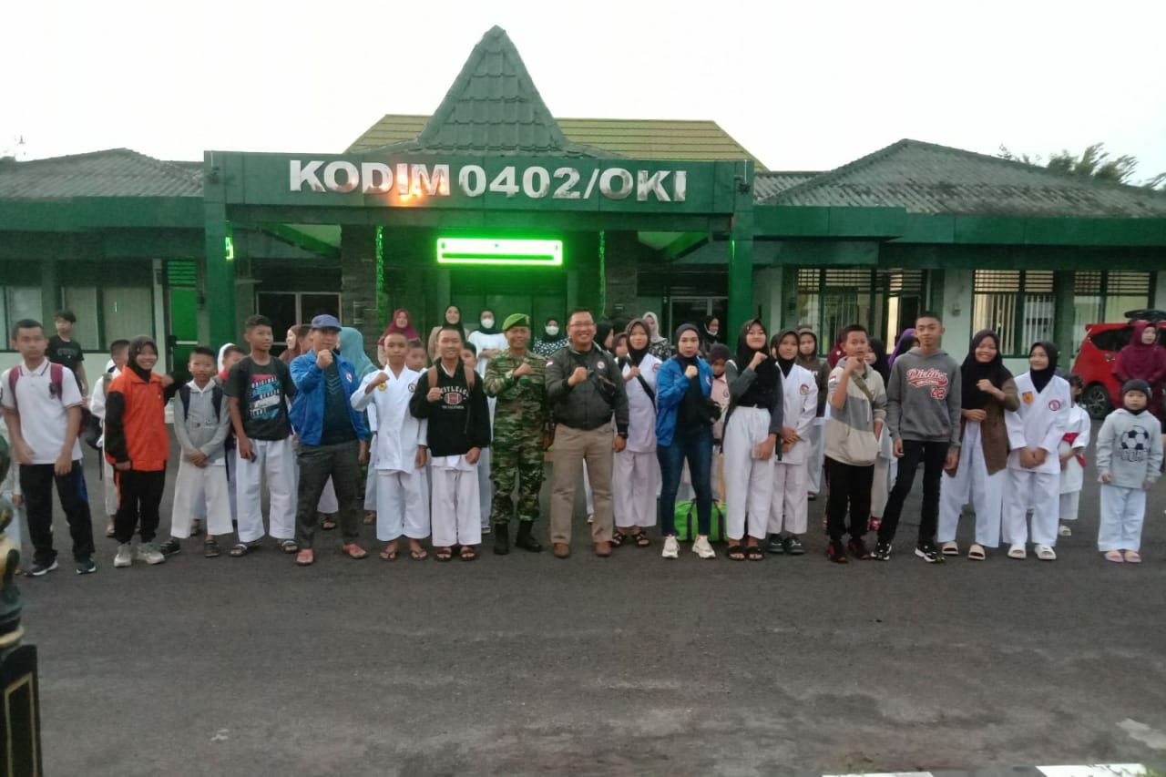 Kontingen Karate Lemkari Binaan Kodim OKI Ikuti Kejuaraan Master-GI CUP I Palembang