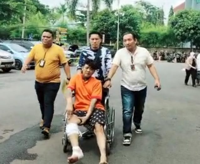Belum Jera, Pemalak Modus Ngamen di Soekarno-Hatta Palembang Ditembak Polisi 