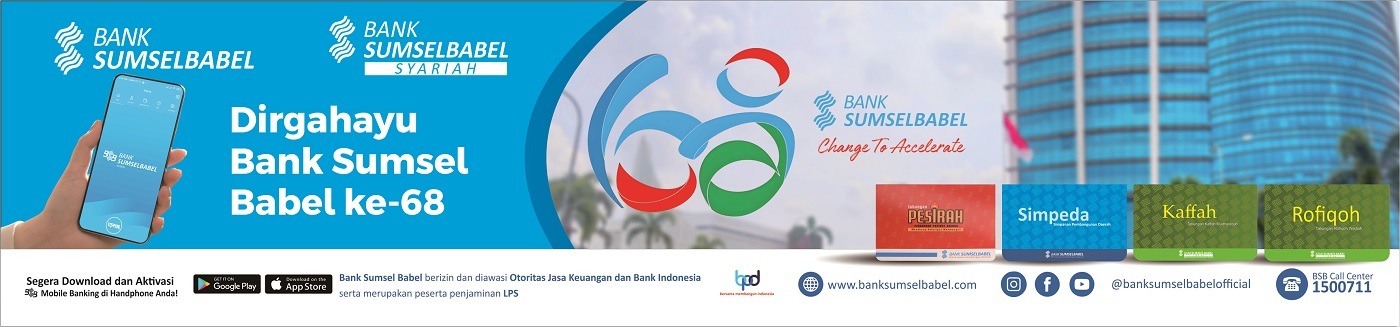 Dirgahayu Bank Sumsel Babel ke-68
