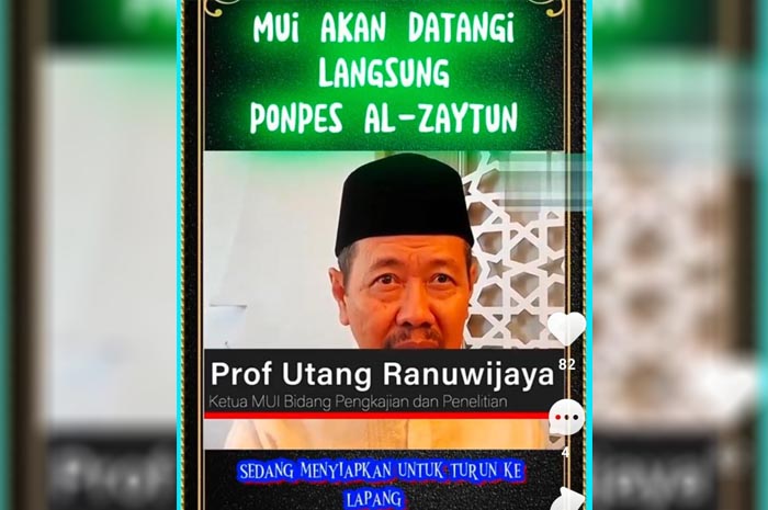 Ditantang Tidak Punya Hak untuk Atur Ponpes Al Zaytun, MUI Akan Datangi Langsung Panji Gumilang