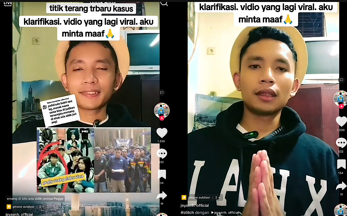 Sudutkan Pegi Setiawan Kuli Bangunan Pria Ini Minta Maaf, Ngaku Manusia Tak Sempurna Minta Netizen Stop Bully