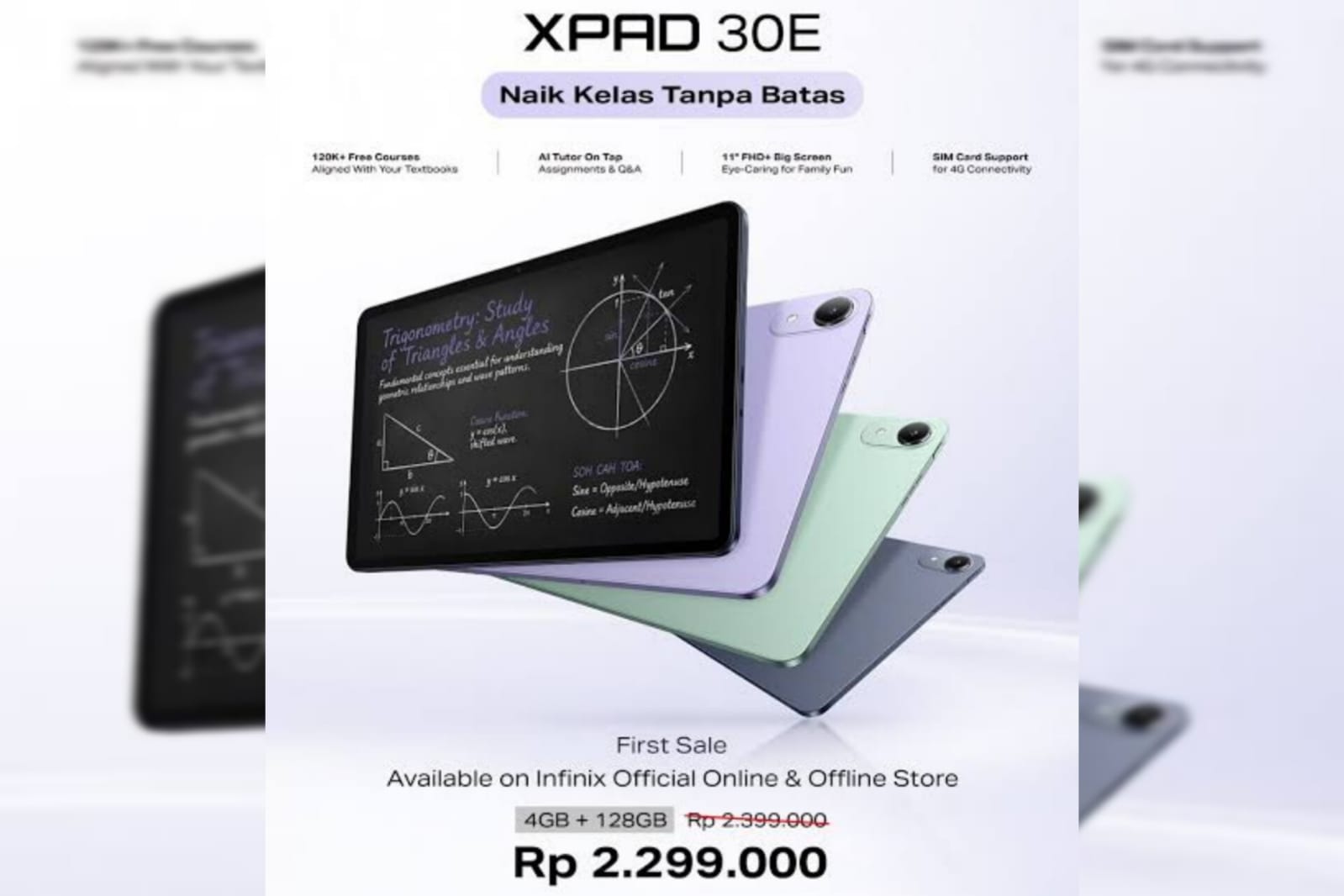 Tablet Terbaru 2026 Infinix XPad 30E Hadirkan Kombinasi Performa Solid dengan Fitur AI Tutor Edukatif 
