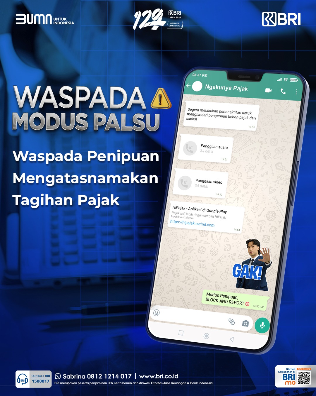 Modus Penipuan Perbankan Lewat WhatsApp Semakin Marak, BRI Imbau Nasabah untuk Waspada