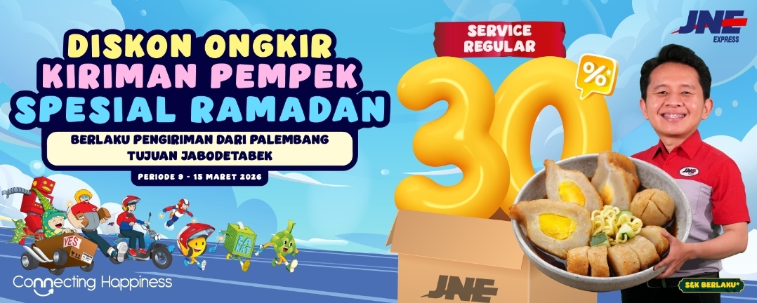Ada Diskon Ongkir Kiriman Pempek Spesial Ramadan di JNE Ekspres, dari Palembang-Jabodetabek