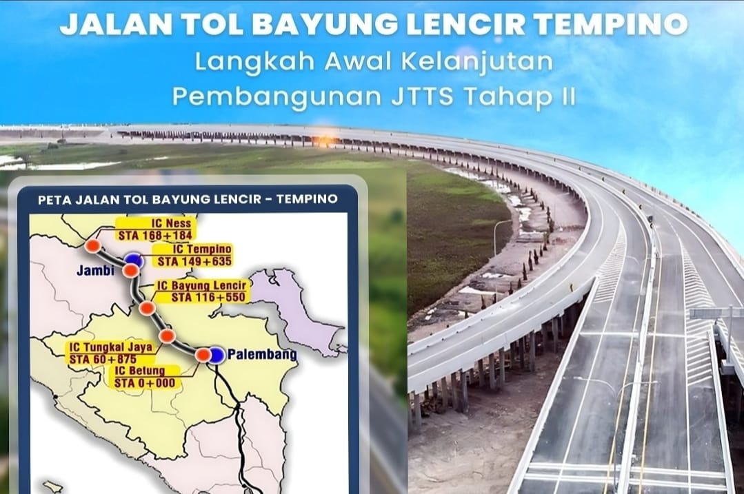 Siap-siap, Jalan Tol Bayung Lencir-Tempino Seksi 3 Hampir Rampung, Konektivitas Sumsel-Jambi Siap Terbuka 