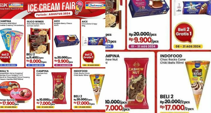 Promo Alfamart Terbaru, Minimal Belanja Rp120.000 Dapatkan Diskon 40 Persen Khusus Es Krim Cornetto