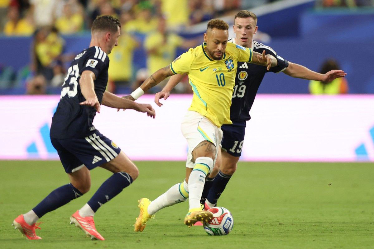 Brasil Cukur Skotlandia 3-0, Neymar Hampir Ciptakan Hattrick