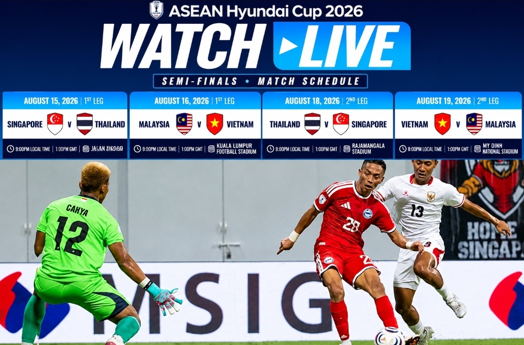 Timnas Indonesia Tersingkir, Thailand Sempurna: Ini Jadwal Semifinal AFF 2026