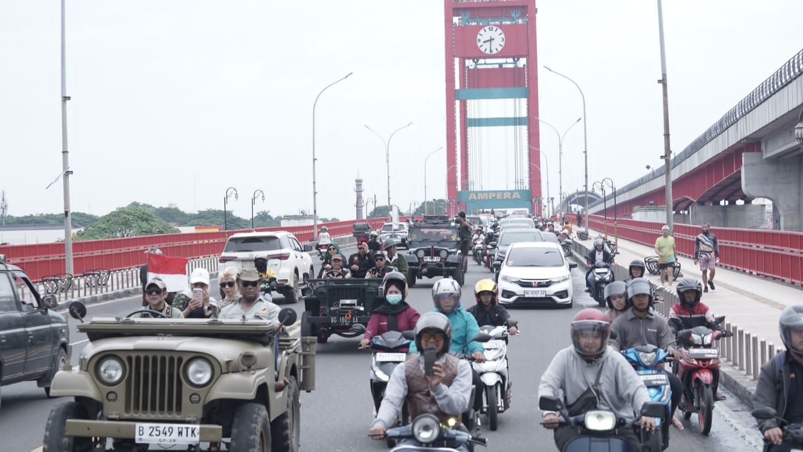 Puncak Peringatan Pertempuran Lima Hari Lima Malam di Palembang: Gelar Pawai Budaya Meriah 