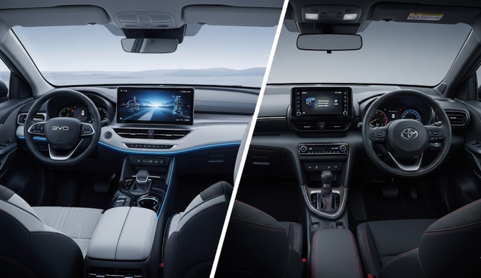 Interior BYD Atto 1, Mobil Listrik Harga Murah Usung Nuansa Minimalis Premium Modern