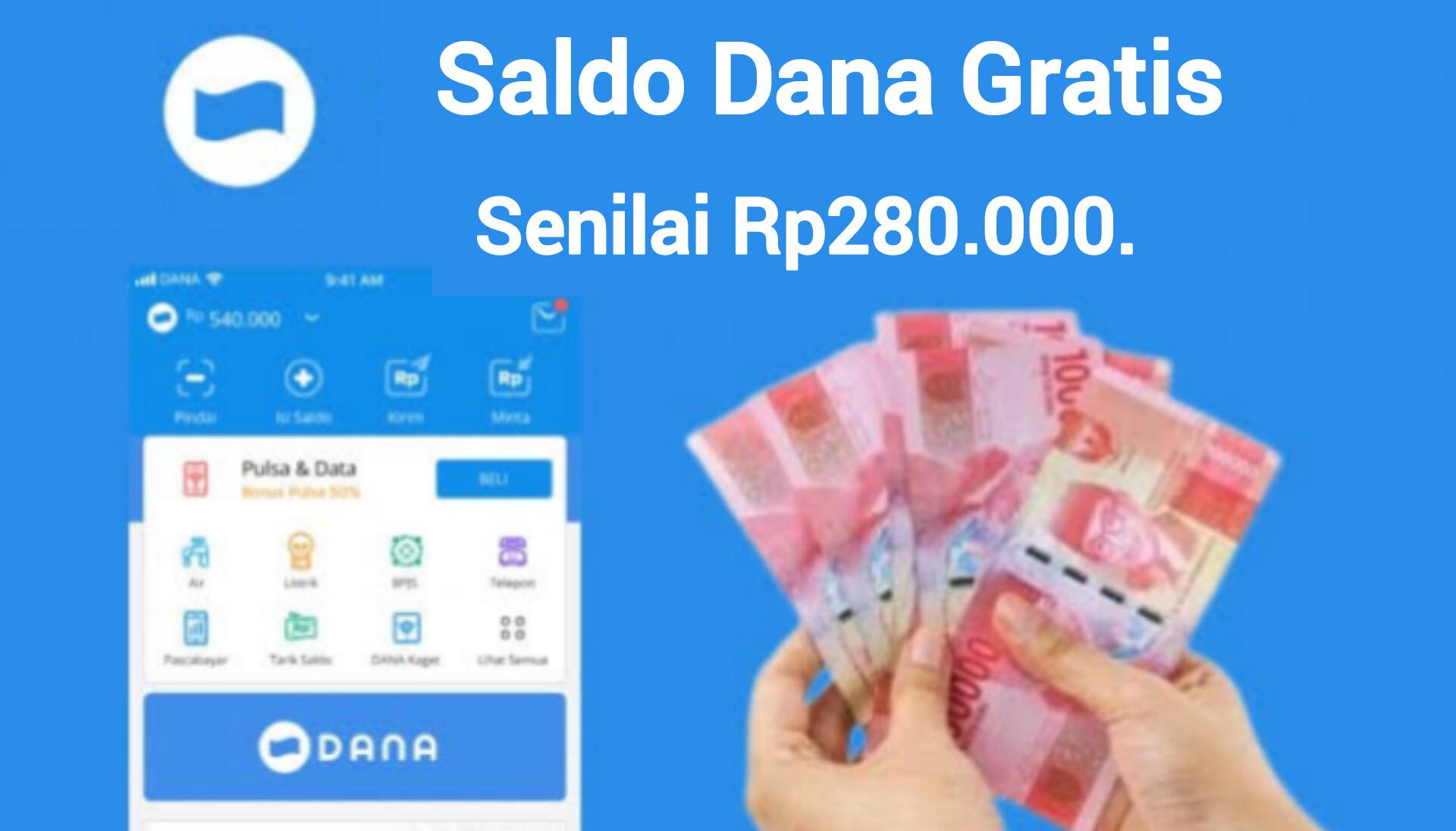 Berkah Ramadan, Buruan Klaim Saldo DANA Gratis Senilai Rp280.000. Khusus Hari Ini!