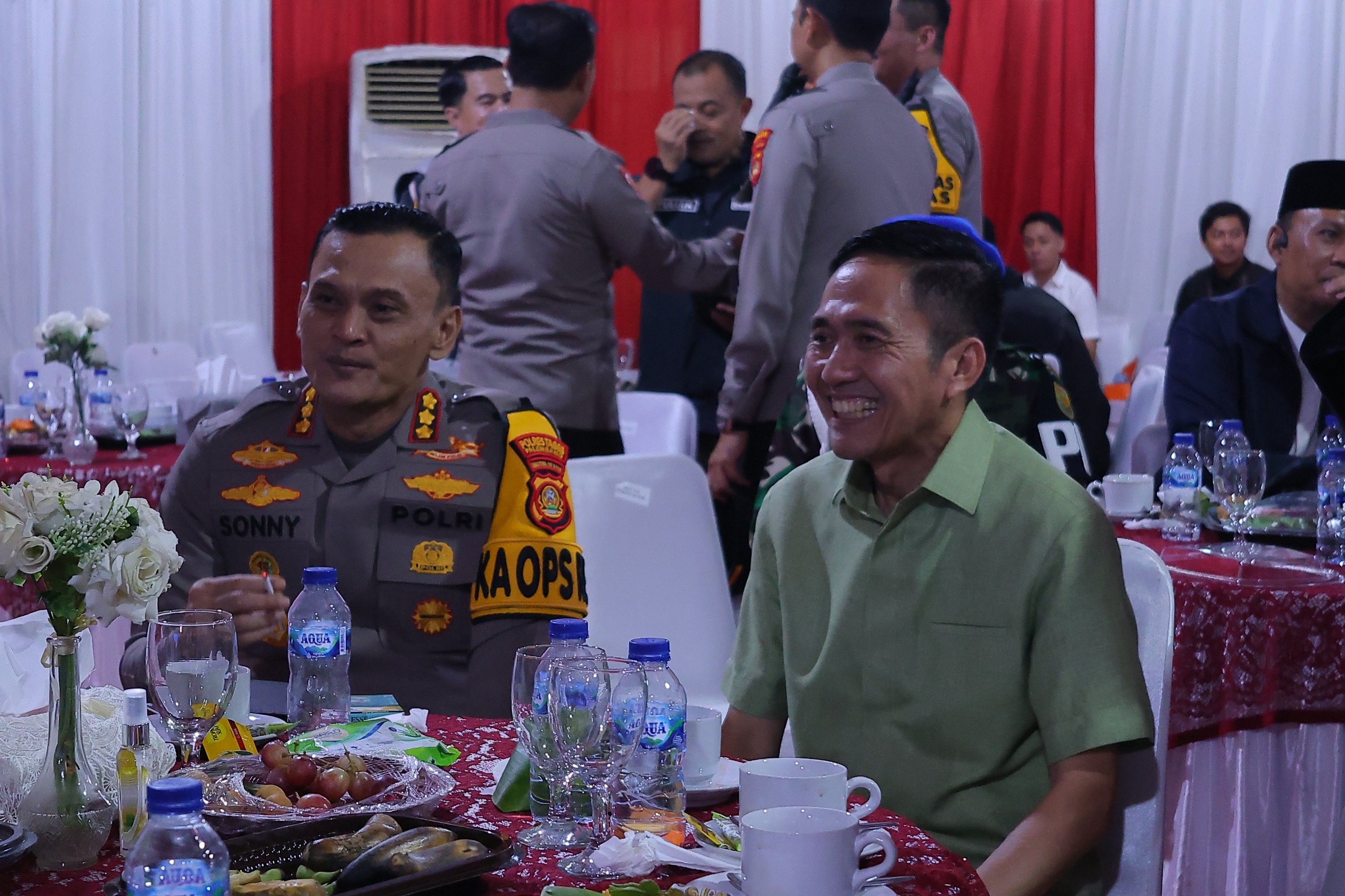 Ratu Dewa Mengikuti Pemantauan Situasi Keamanan dan Ketertiban Masyarakat Secara Virtual