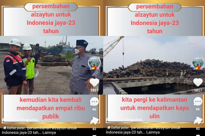 3 Bulan Bertapa di Kalimantan, Panji Gumilang Dapat 4.000 Kubik Kayu Ulin, Netizen: Ilegal Logging