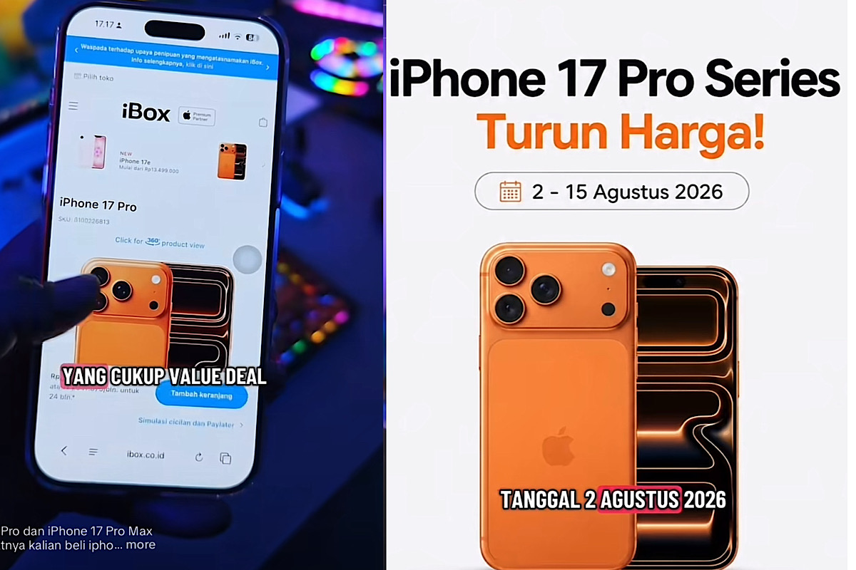 iPhone 17 Pro Series Mendadak Turun Hingga 1,5 Juta, Katanya Siklus Normal Jelang Rilis iPhone 18 Pro Series?