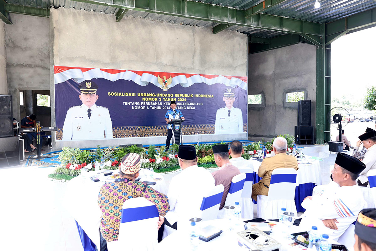 Pemkab OKU Timur Sosialisasi Undang-undang Tentang Desa yang Baru 