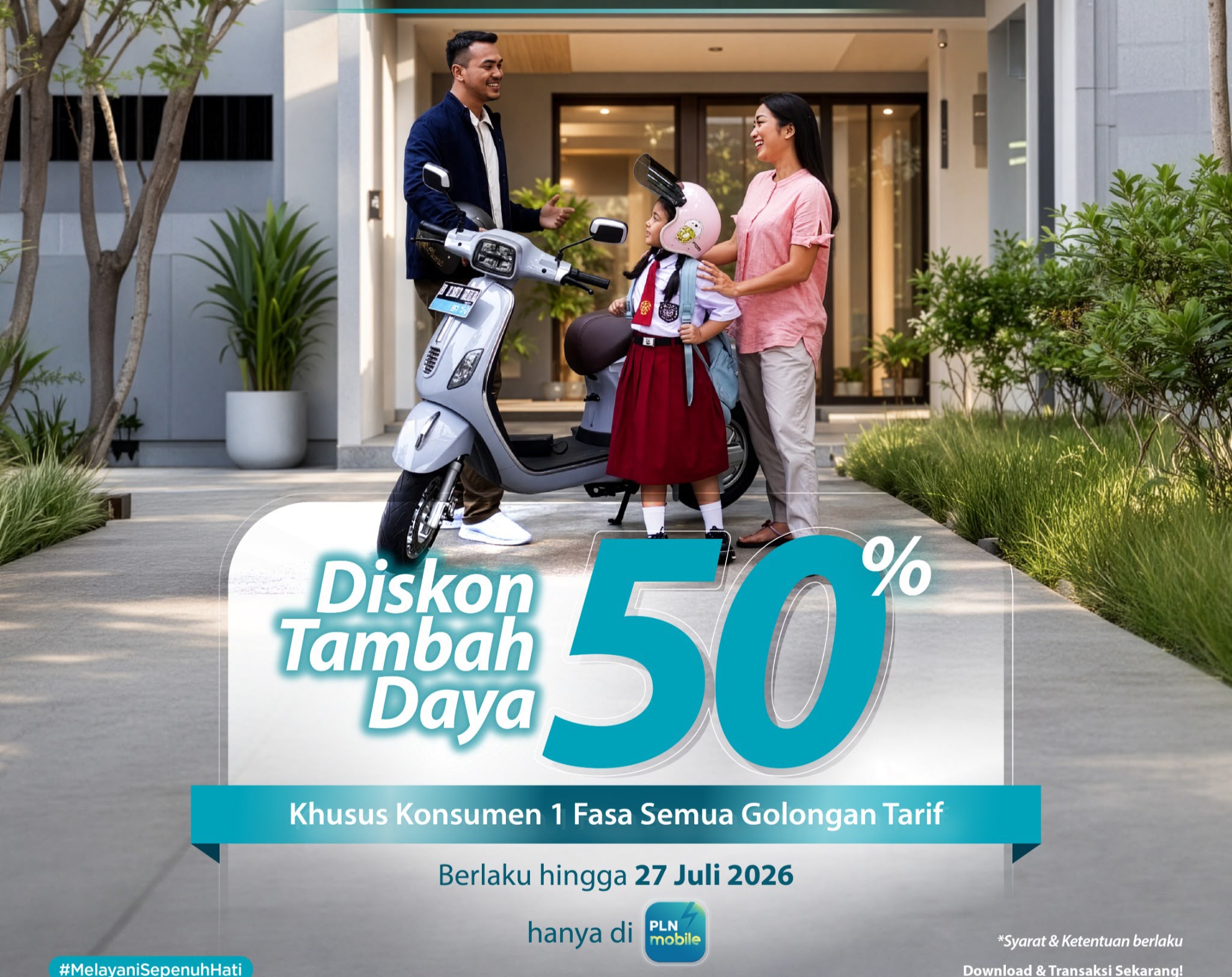 Gaya Hidup Digital, PLN Hadirkan Diskon 50 Persen untuk Tambah Daya Periode 14–27 Juli 2026