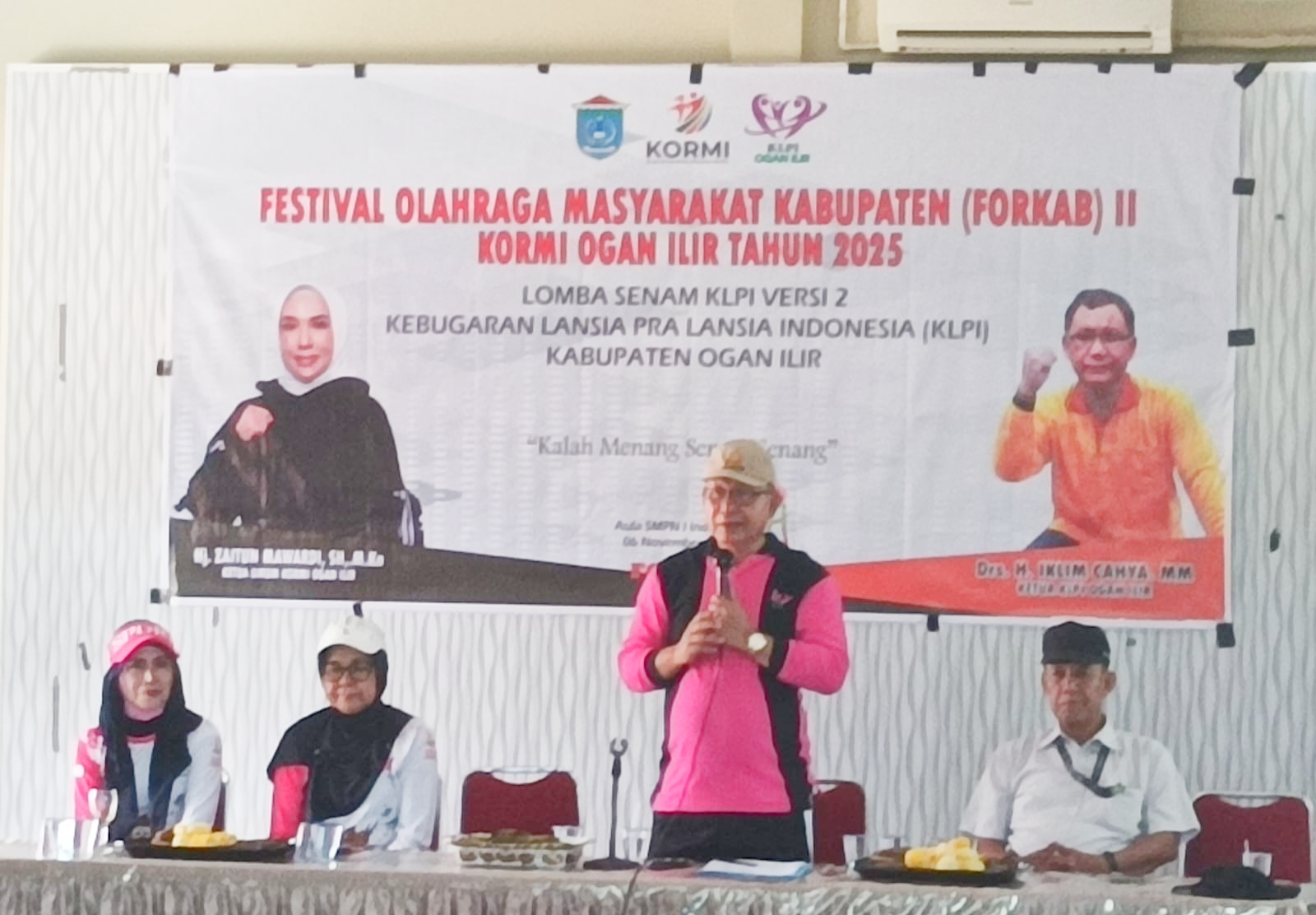 35 Peserta Antusias Ikuti Lomba Senam KLPI Forkab II KORMI Ogan Ilir Tahun 2025