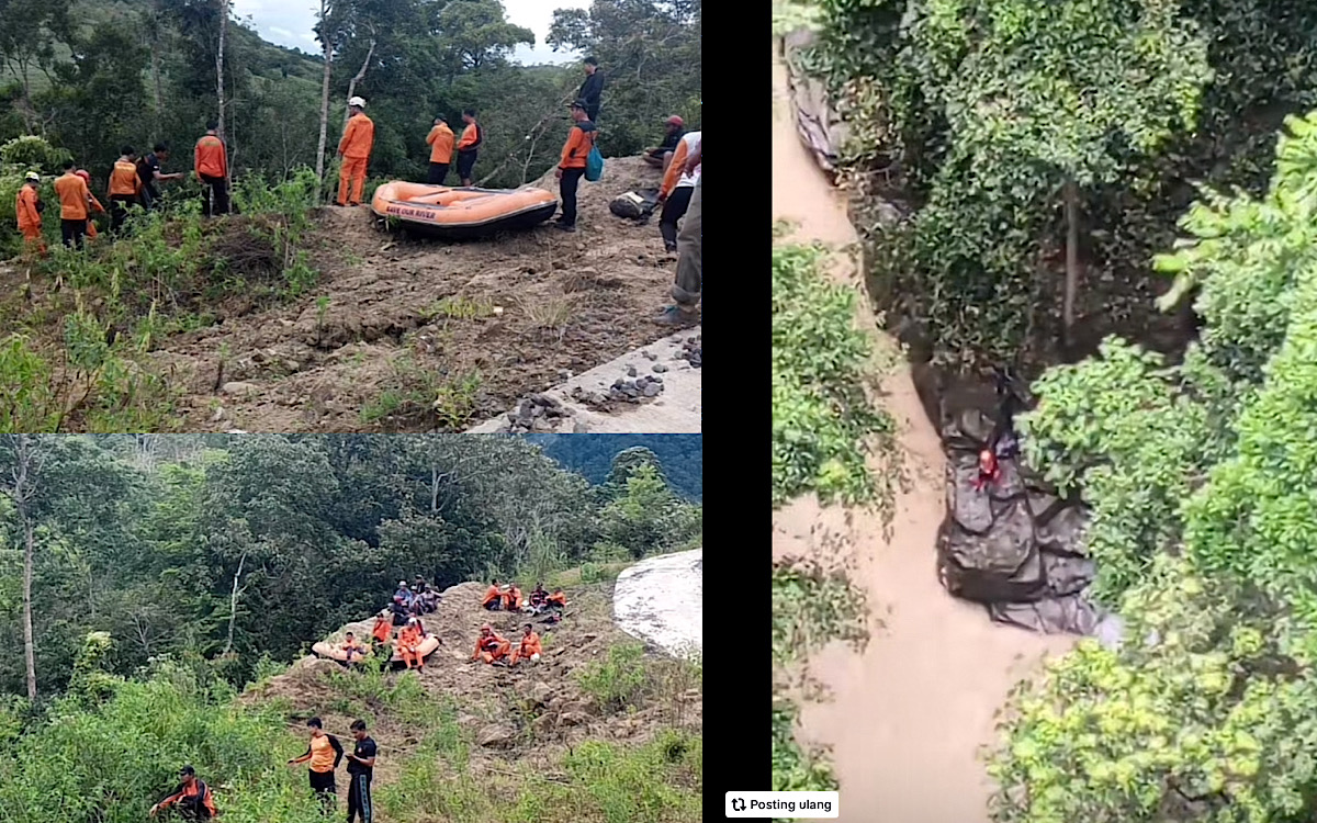 Sedih, 3 Anggota Basarnas Hanyut di Sungai Lau Biang Belum Ditemukan, Tim Arung Jeram Diturunkan Susuri Sungai