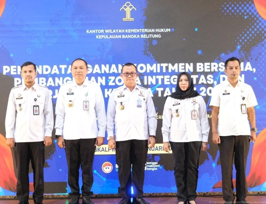 Pembangunan ZI 2026, Kakanwil Kemenkum Babel Tegaskan Integritas Harus Berdampak Nyata