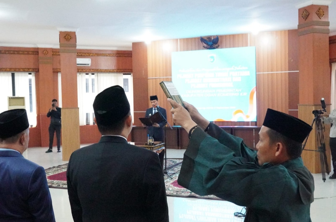 Manajemen Talenta Jadi Dasar Penataan ASN, 65 Pejabat OKI Dilantik