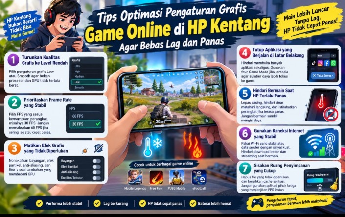 Main Game Online di HP Spek Rendah Tetap Lancar, Coba 7 Pengaturan Ini