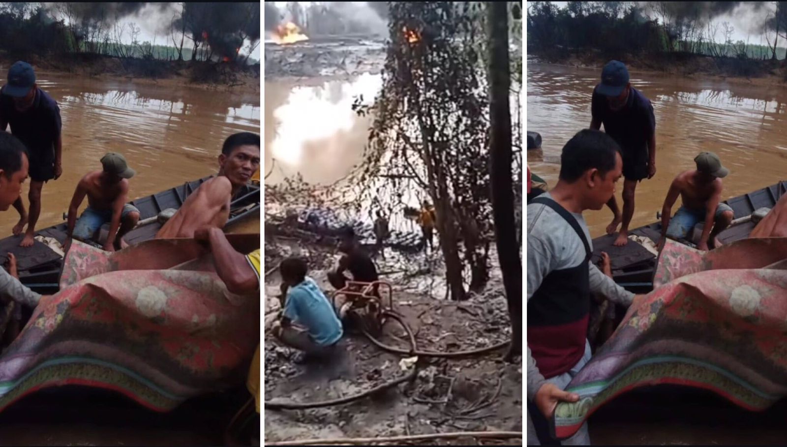 Detik-Detik Pemeras di Sungai Dawas Tewas Diterkam Buaya Saat Seberangi Sungai Demi Minyak Ilegal 