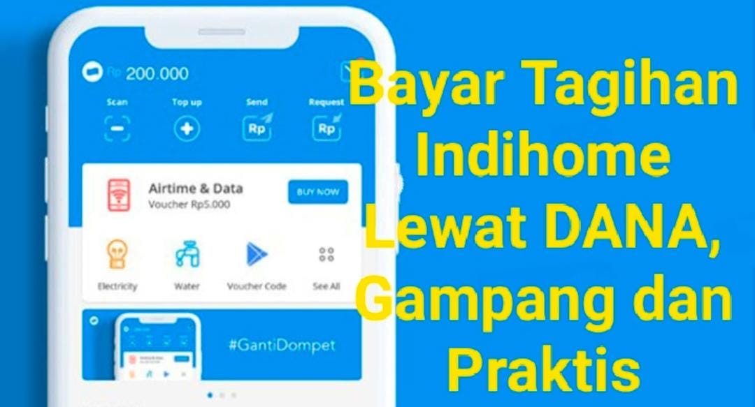 Bayar Tagihan IndieHome Melalui DANA Bisa Sambil Ngopi, Praktis Anti Ribet, Begini Caranya!