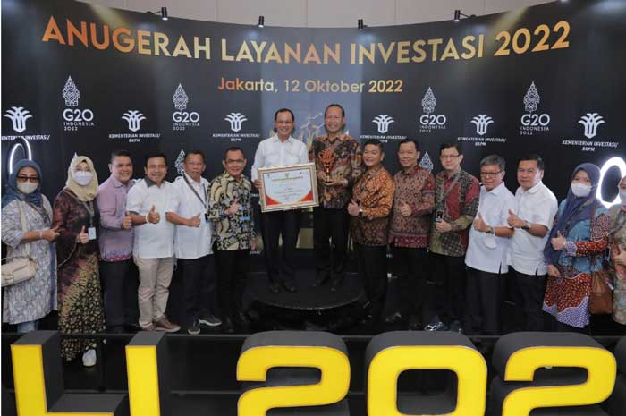 Palembang Raih Anugerah Layanan Investasi 2022