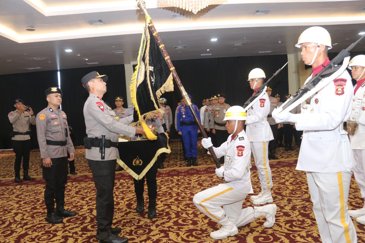 Wakapolda Sumsel Pimpin Upacara Pemuliaan Nilai Tribrata Jelang Hari Bhayangkara ke-79