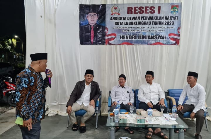 Reses 1/2023, Ketua DPC Partai Gerindra Lubuklinggau Perjuangkan Aspirasi Masyarakat