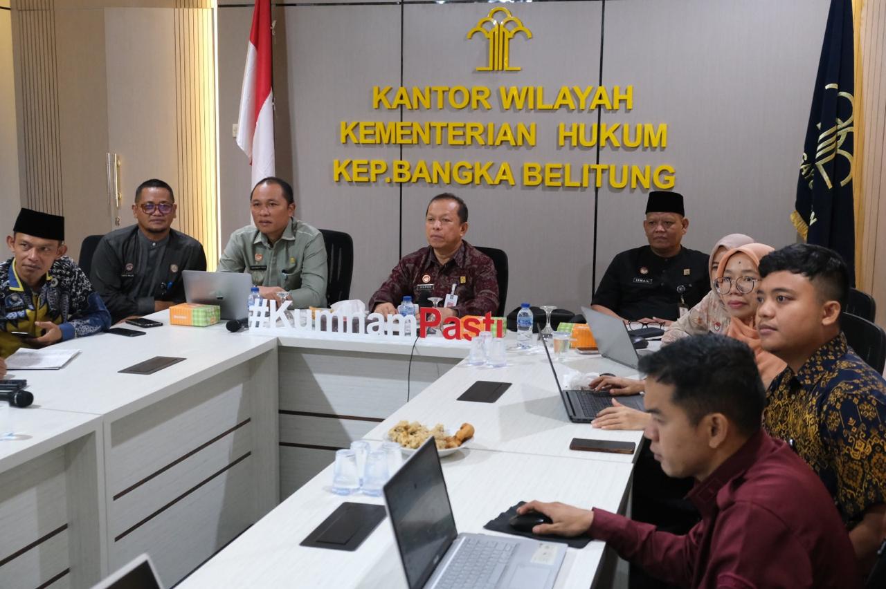 Aplikasi E-Harmonisasi Percepat Proses Permohonan Raperda dan Raperkada di Bangka Belitung