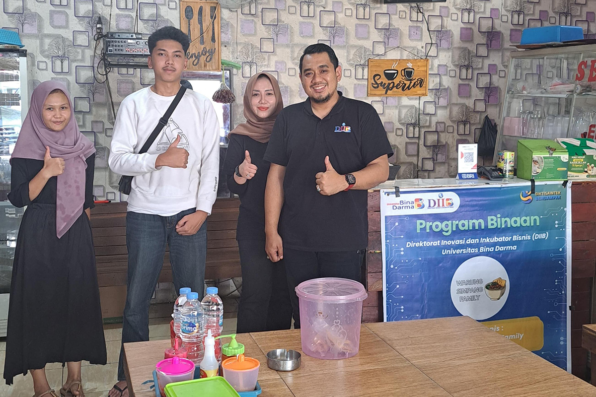 Warung Simpang Family: Bisnis Kuliner Mahasiswa Universitas Bina Darma Raih NIB Berkat Program Inkubasi DIIB