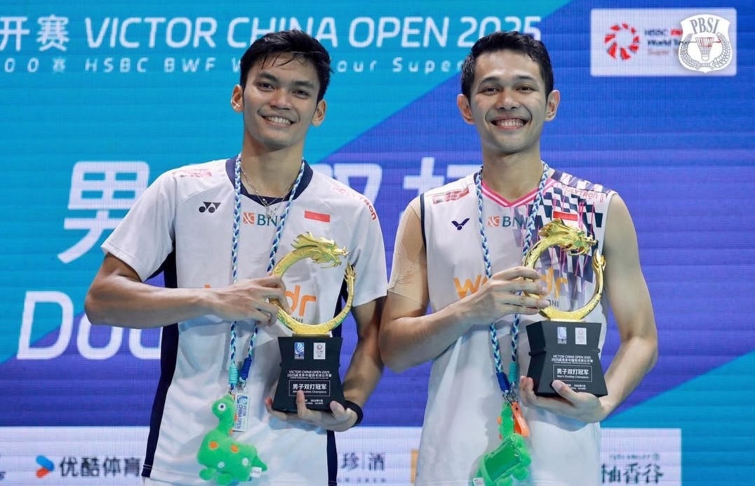 Pecah Telor! Indonesia Akhirnya Juara Super Series Setelah 7 Bulan, Lewat Fajar/Fikri Juarai China Open 2025