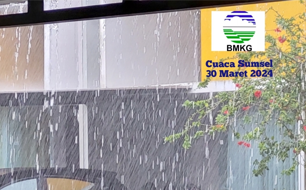Prakiraan BMKG: Enam Daerah di Sumsel  Hujan Disertai Petir dan Kilat Siang Nanti