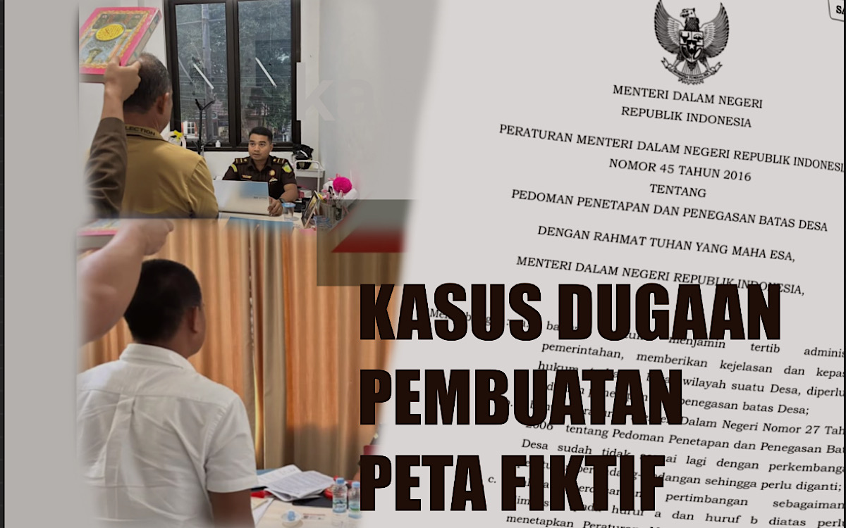 Janji Tinggal Janji, Ratusan Peta Desa di Lahat Tak Rampung Dibuat Asal-asalan, Padahal Deadline Hanya 6 Bulan