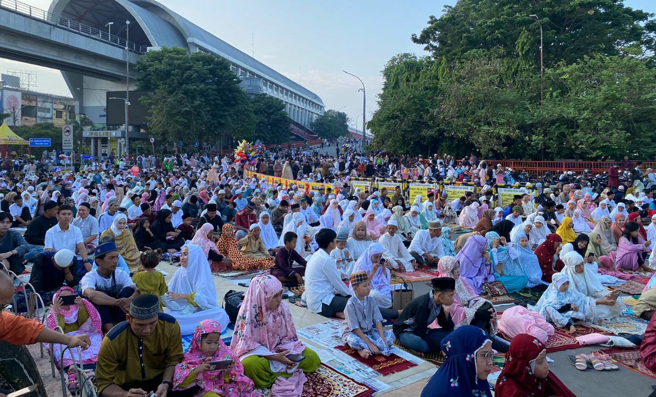 Salat Ied Idul Adha 1444 Hijriah di Masjid Agung Palembang Berlangsung Khidmat